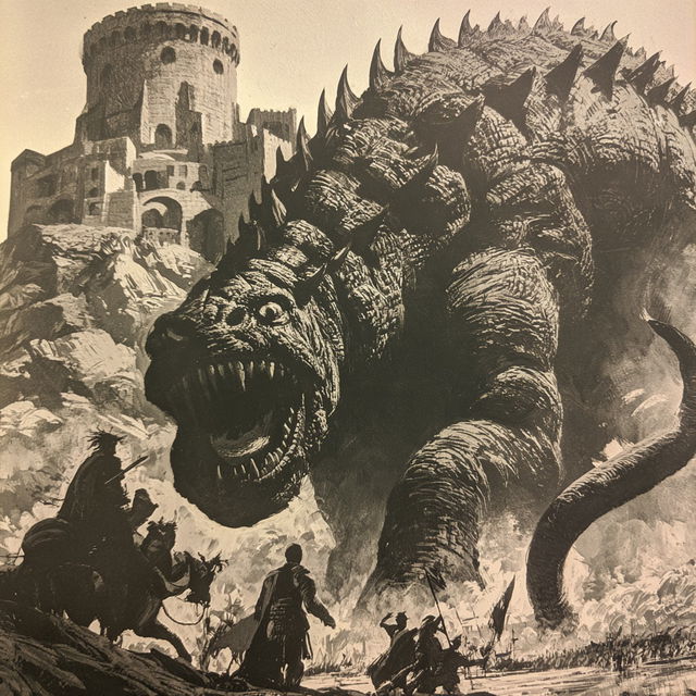 Ray Harryhausen style, Midjourney V8.2, render 4 of 4