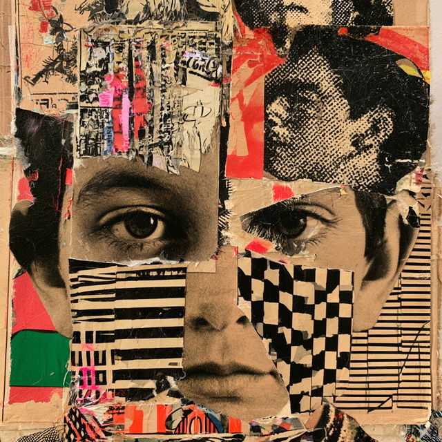 Ray Johnson style, Midjourney V8.2, render 2 of 4