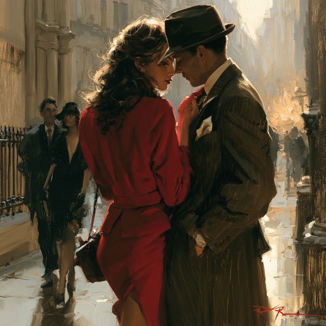 Raymond Leech style, Midjourney V8.2, render 2 of 4