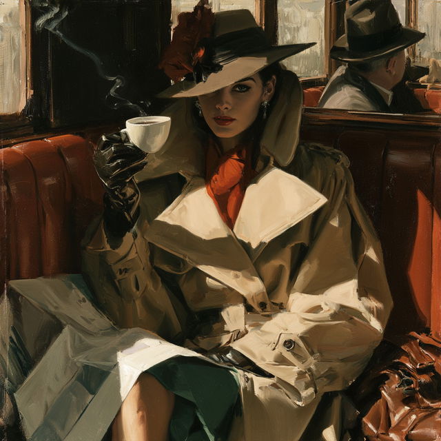 Raymond Leech style, Midjourney V8.2, render 4 of 4