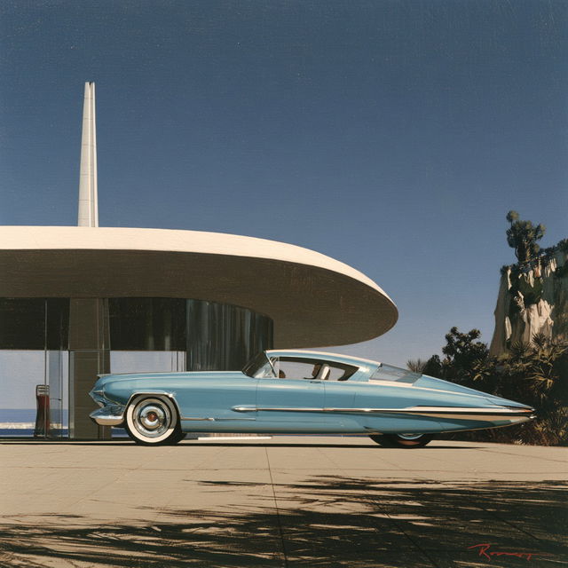 Raymond Loewy style, Midjourney V8.2, render 3 of 4