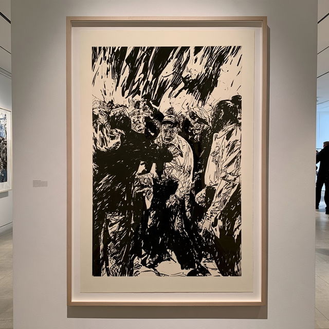 Raymond Pettibon style, Midjourney V8.2, render 2 of 4