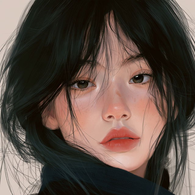 Realistic anime style style, Midjourney V8.2, render 4 of 4