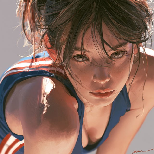 Realistic anime style style, Midjourney V8.2, render 3 of 4