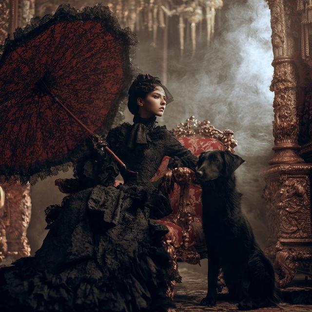 Rebeca Saray style, Midjourney V8.2, render 2 of 4
