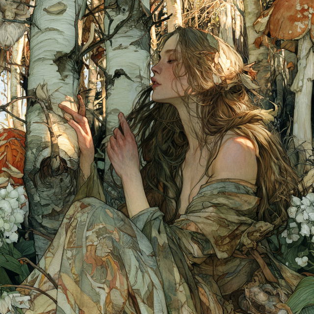 Rebecca Guay style, Midjourney V8.2, render 3 of 4