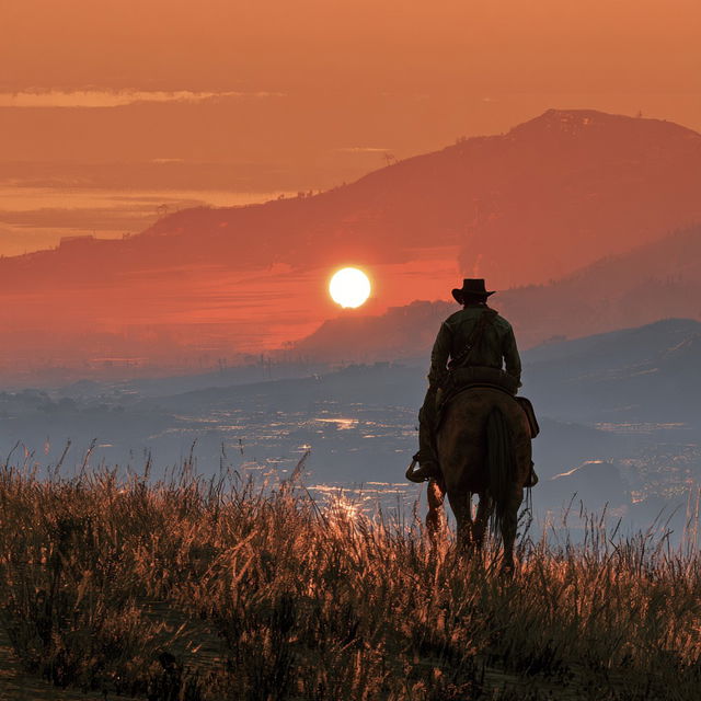 Red Dead Redemption style, Midjourney V8.2, render 1 of 4
