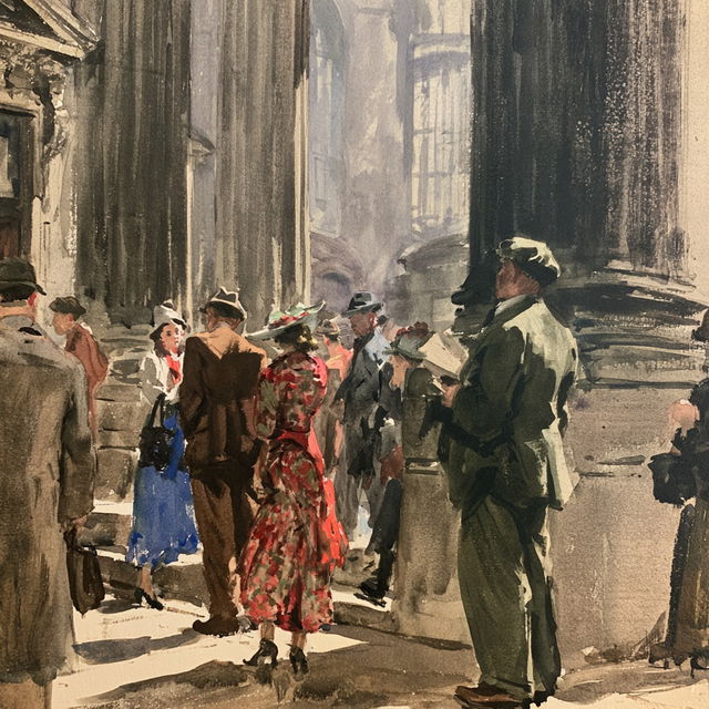 Reginald Marsh style, Midjourney V8.2, render 2 of 4