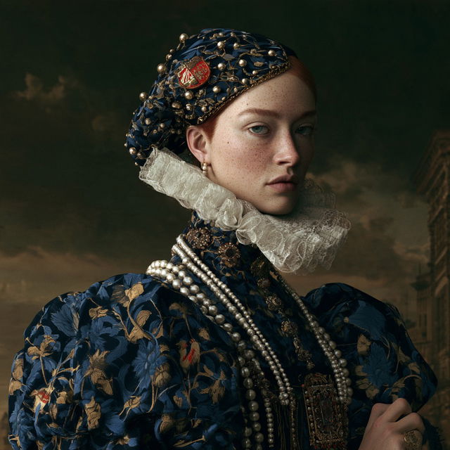Renaissance style, Midjourney V8.2, render 1 of 4