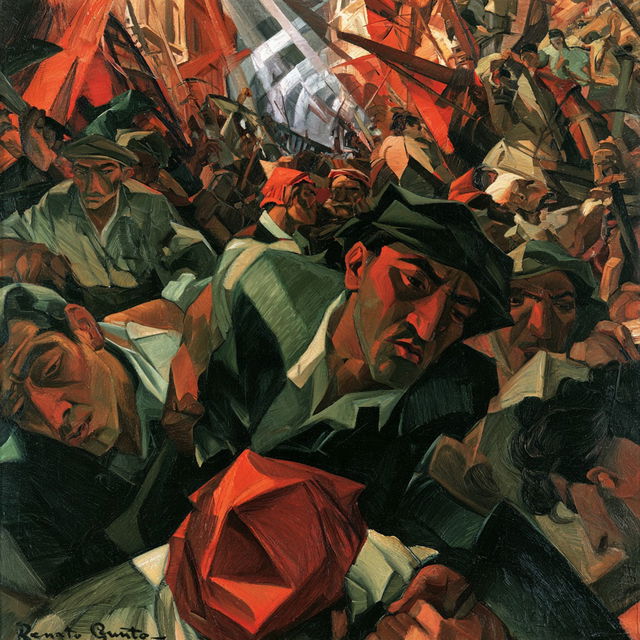 Renato Guttuso style, Midjourney V8.2, render 1 of 4