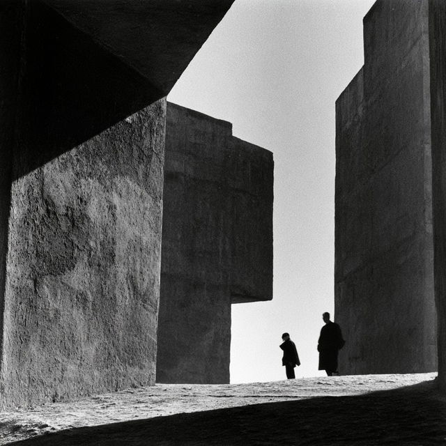 Rene Burri style, Midjourney V8.2, render 1 of 4
