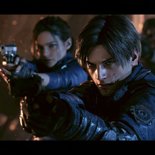 Resident Evil style, Midjourney V8.2, render 3 of 4