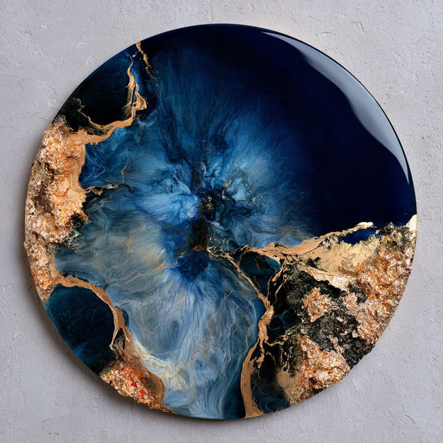 Resin art style, Midjourney V8.2, render 4 of 4
