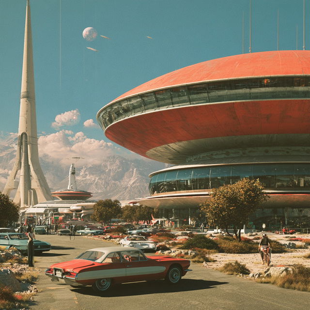 Retrofuturism style, Midjourney V8.2, render 3 of 4