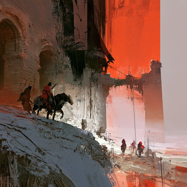 Richard Anderson style, Midjourney V8.2, render 3 of 4