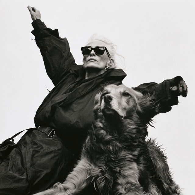 Richard Avedon style, Midjourney V8.2, render 2 of 4