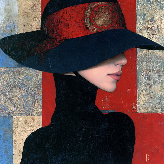 Richard Burlet style, Midjourney V8.2, render 4 of 4