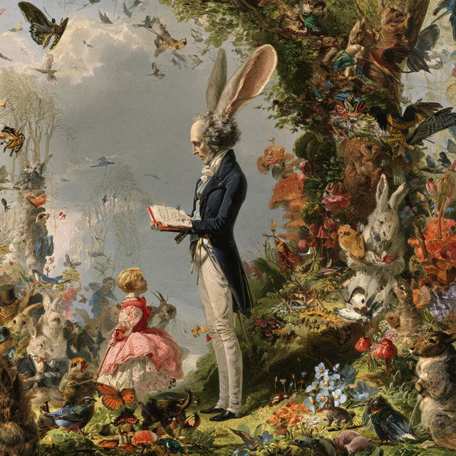 Richard Doyle style, Midjourney V8.2, render 4 of 4