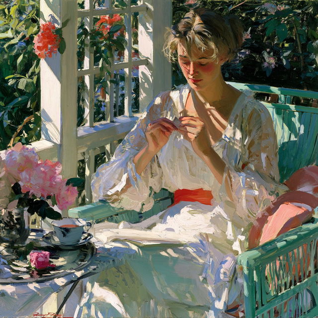 Richard Edward Miller style, Midjourney V8.2, render 2 of 4