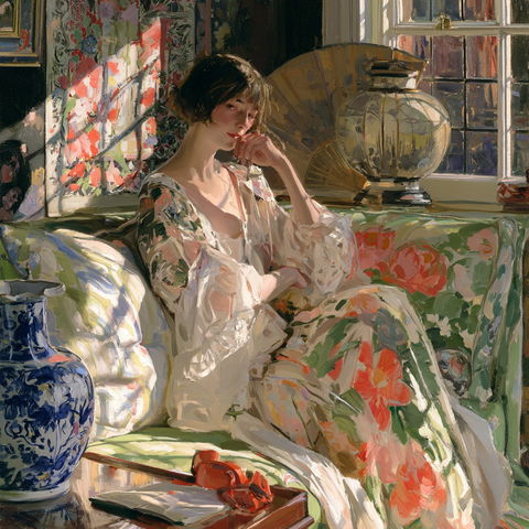 Richard Edward Miller style (Painters), Midjourney V8.2