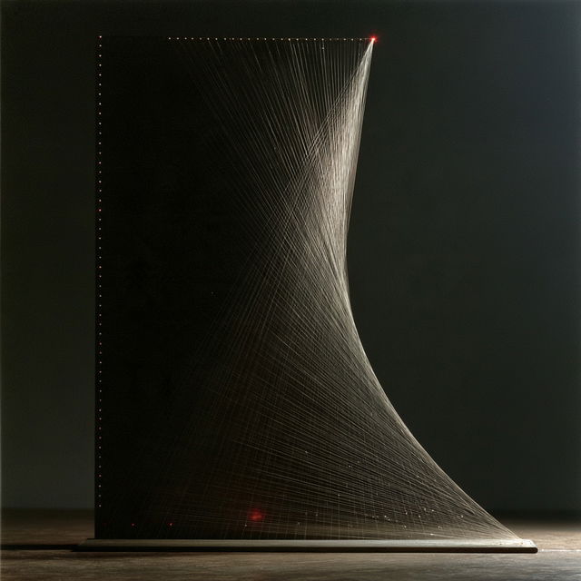 Richard Lippold style, Midjourney V8.2, render 3 of 4