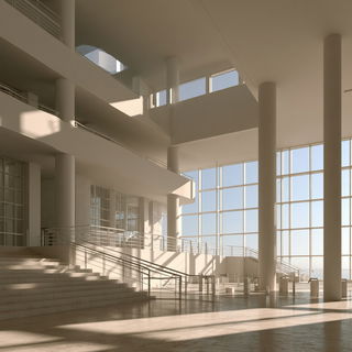 Richard Meier style, Midjourney V8.2, render 1 of 4
