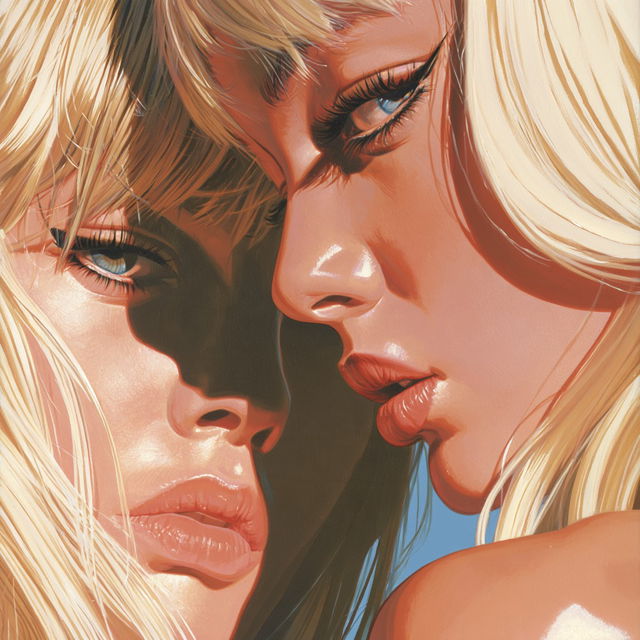 Richard Phillips style, Midjourney V8.2, render 2 of 4