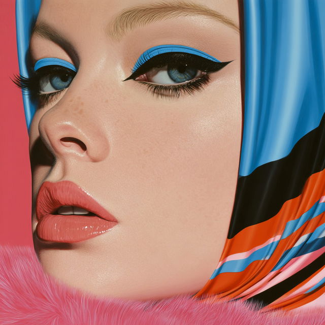 Richard Phillips style, Midjourney V8.2, render 4 of 4
