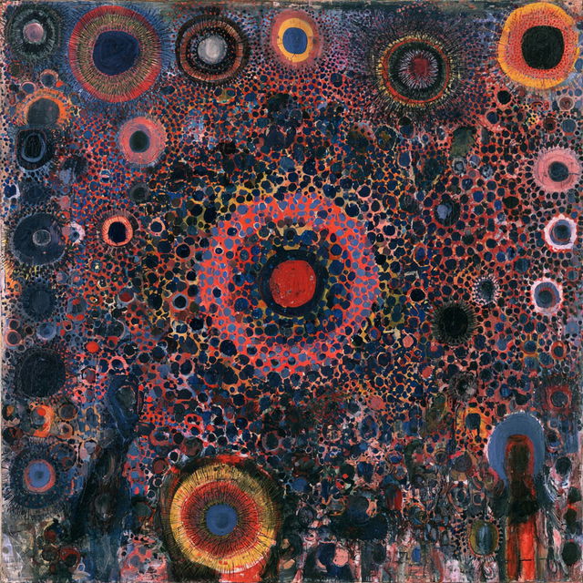 Richard Pousette-Dart style, Midjourney V8.2, render 1 of 4