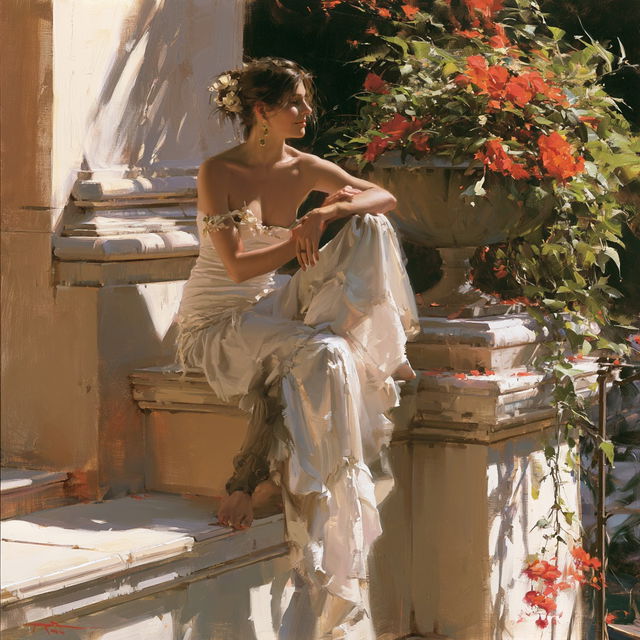 Richard S. Johnson style, Midjourney V8.2, render 3 of 4