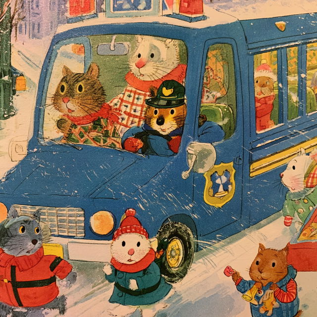 Richard Scarry style, Midjourney V8.2, render 2 of 4