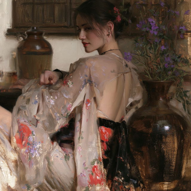 Richard Schmid style, Midjourney V8.2, render 2 of 4