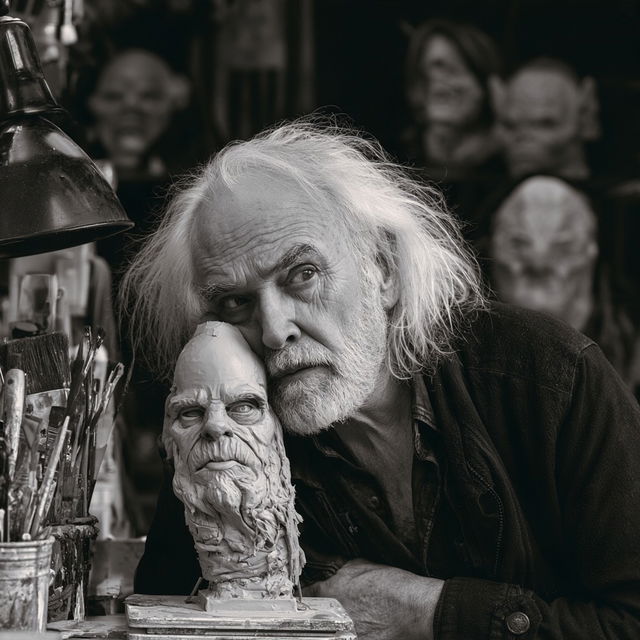 Rick Baker style, Midjourney V8.2, render 3 of 4