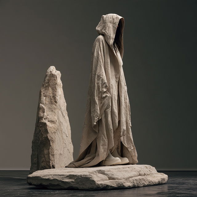 Rick Owens style, Midjourney V8.2, render 2 of 4