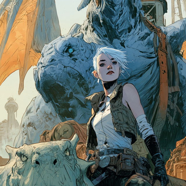 Rick Remender style, Midjourney V8.2, render 2 of 4