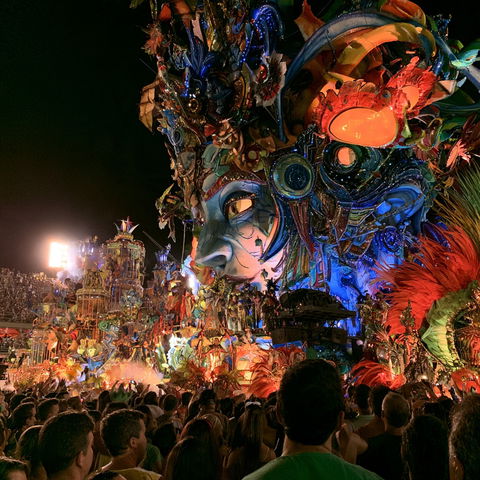 Rio Carnival float style (Techniques), Midjourney V8.2