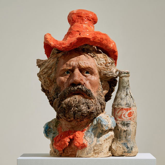 Robert Arneson style, Midjourney V8.2, render 1 of 4