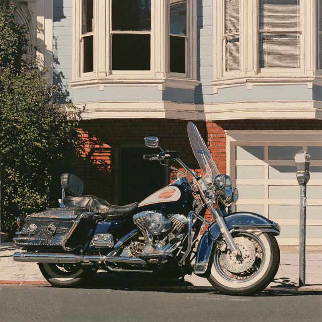 Robert Bechtle style, Midjourney V8.2, render 2 of 4