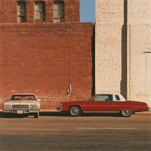 Robert Bechtle style, Midjourney V8.2, render 1 of 4