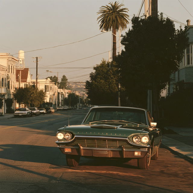 Robert Bechtle style, Midjourney V8.2, render 4 of 4