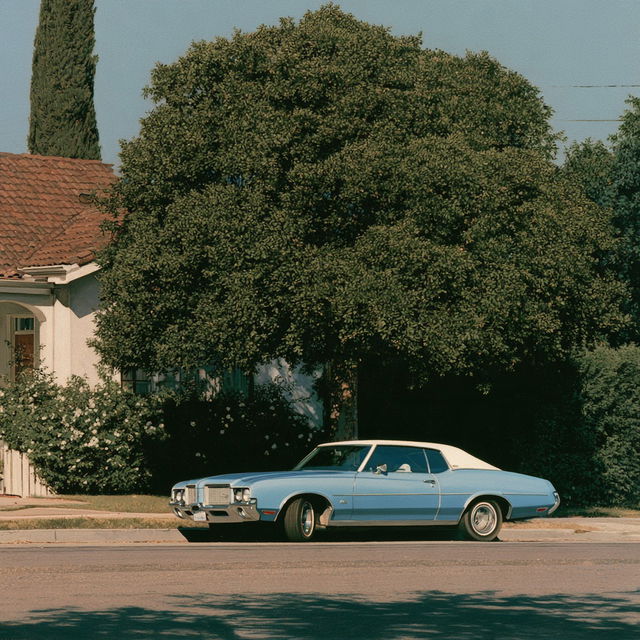 Robert Bechtle style, Midjourney V8.2, render 3 of 4