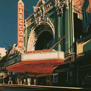 Robert Cottingham style, Midjourney V8.2, render 2 of 4