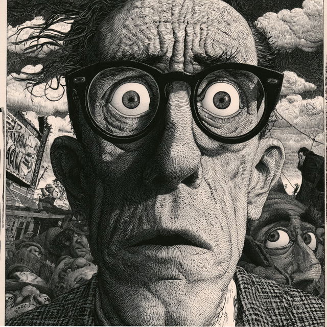 Robert Crumb style, Midjourney V8.2, render 2 of 4