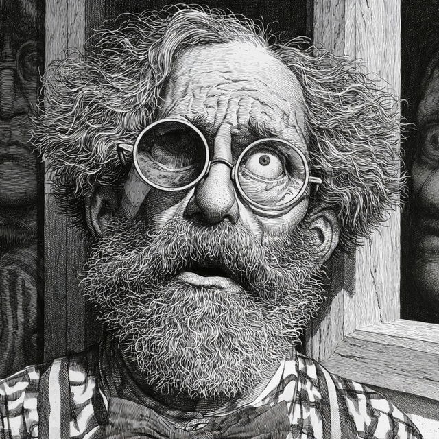 Robert Crumb style, Midjourney V8.2, render 4 of 4