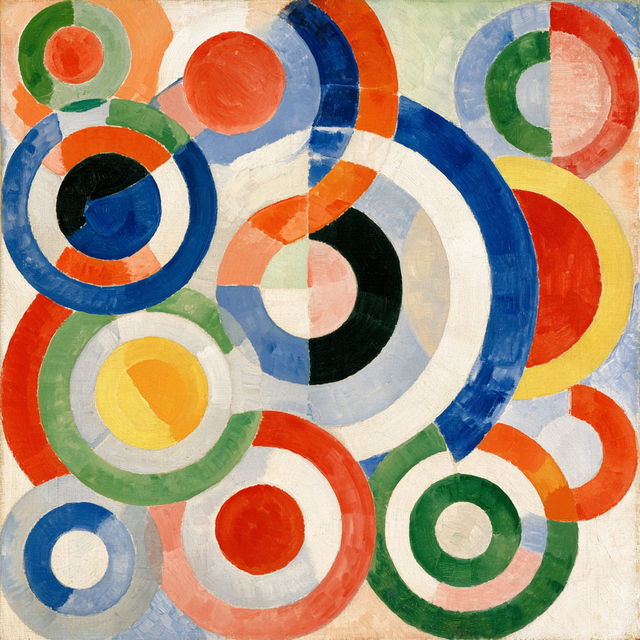 Robert Delaunay style, Midjourney V8.2, render 1 of 4