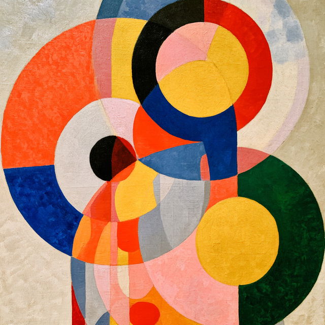 Robert Delaunay style, Midjourney V8.2, render 4 of 4