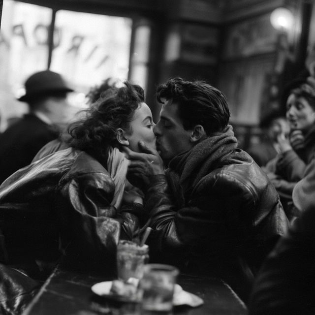 Robert Doisneau style, Midjourney V8.2, render 3 of 4