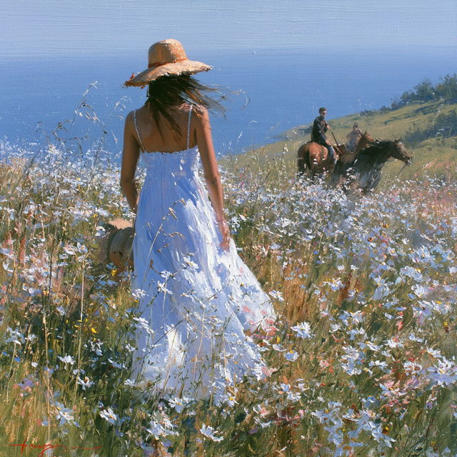Robert Hagan style, Midjourney V8.2, render 2 of 4