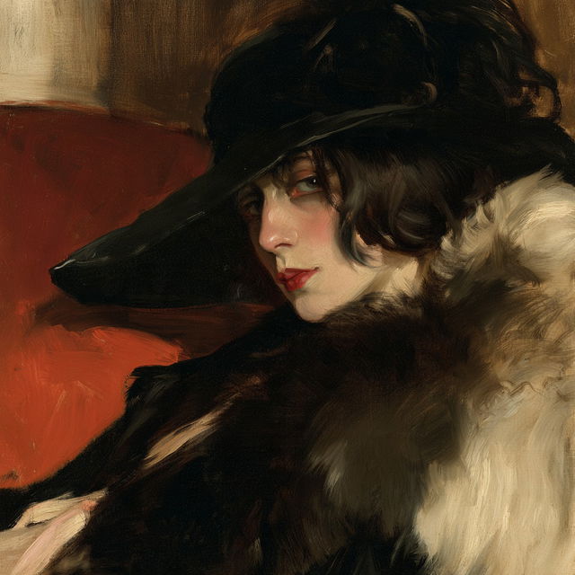 Robert Henri style, Midjourney V8.2, render 2 of 4