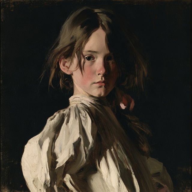Robert Henri style, Midjourney V8.2, render 4 of 4